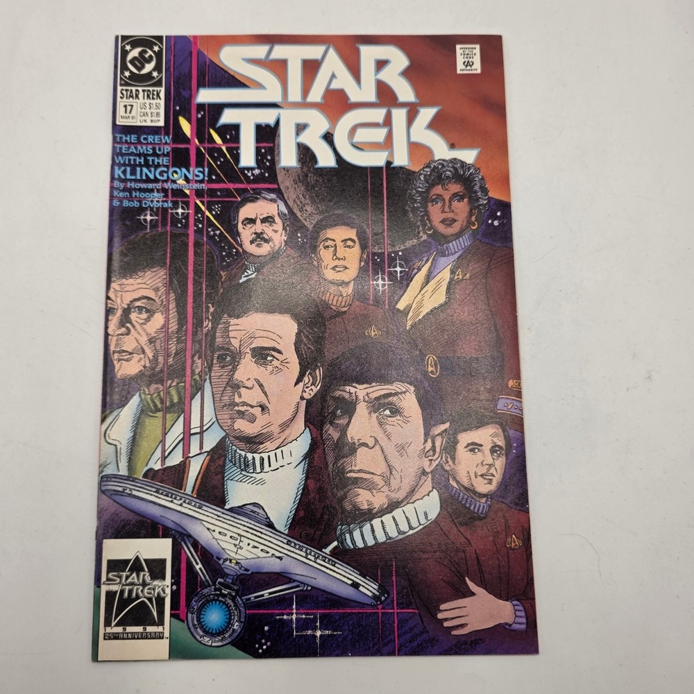 DC Comics Star Trek #17 March 1991 Klingon Team Up Sci-Fi Vintage Issue